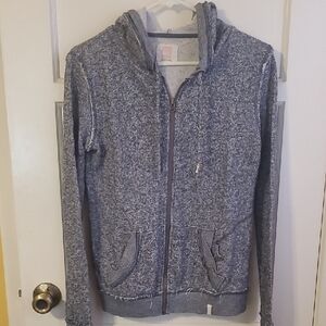 Quiksilver Gray Hooded Jacket